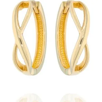 Šperk Zlaté náušnice nekonečno