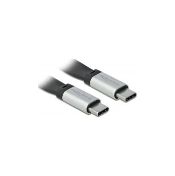 Prodlužovací kabel Delock USB 3.2 Gen 2, FPC plochý stuhový kabel, USB Type-C™ na USB Type-C™, 22 cm, PD 3 A E-Marker 85926
