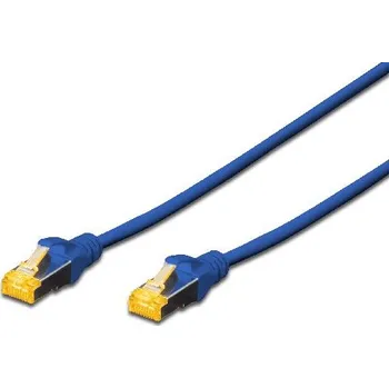 Síťový kabel Digitus CAT 6A S-FTP patch cable, Cu, LSZH AWG 26/7, length 5 m, color blue DK-1644-A-050/B