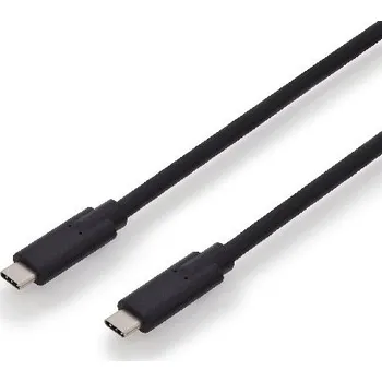 Datový kabel Digitus Připojovací kabel USB typu C, typ C na C M/M, 1,0 m, Gen2, 5A, 10 GB, verze 3.1, CE, bl AK-300139-010-S
