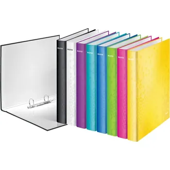 LEITZ Kroužkový pořadač WOW, A4+, 2DR/25mm, růžová 42410023