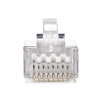 Konektor Nedis CCGB89306ME - Síťový Konektor CAT6 | RJ45 (8P8C) Zástrčka - 10 kusů | Kov CCGB89306ME