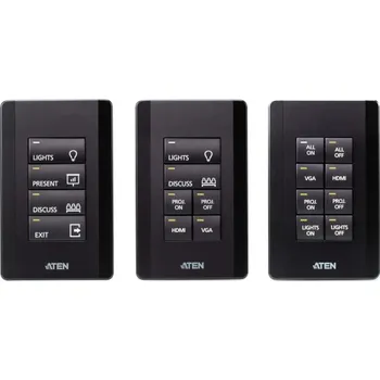KVM přepínač ATEN Control System - 8-button Keypad (US, 1 Gang) VK108US-AT
