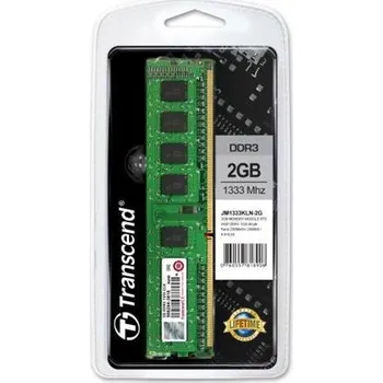 Operační paměť Transcend paměť 2GB DDR3 1333 U-DIMM (JetRam) 1Rx8 CL9 JM1333KLN-2G