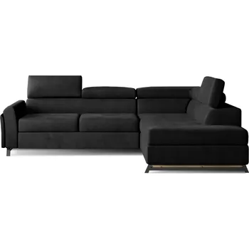 Sedací souprava Rohová sedací souprava pravá pro každodenní spaní s mechanismem rozkládání typu delfín a úložným prostorem na lůžkoviny Kairos - ELTAP matt velvet 99 265x76 cm