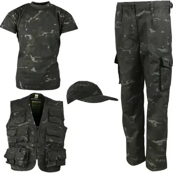 KOMBAT Komplet dětský EXPLORER BTP BLACK 11-12 BTP BLACK