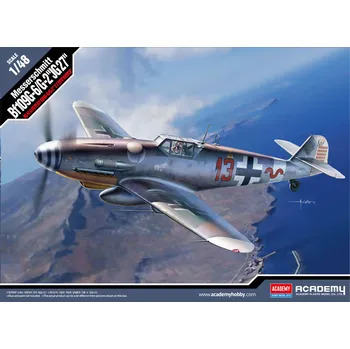 Plastikový model Academy Model Kit letadlo 12321 - Messerschmitt Bf109G-6/G-2 "JG 27" (1:48) - expresní doprava