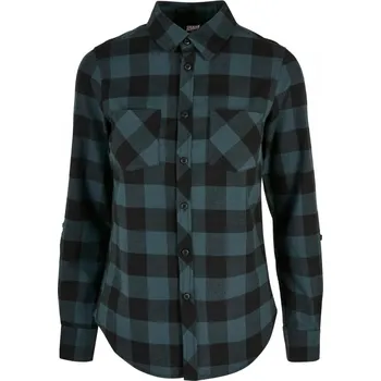 Dámská košile Ladies Turnup Checked Flanell Shirt - jasper/black XS