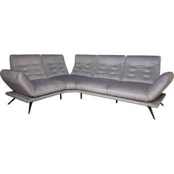 Sedací souprava Rohová sedací souprava Scilla levá se dvěma otočnými sedáky, nastavitelnými opěrkami hlavy a područkami - Vero monolith 84 277x98 cm