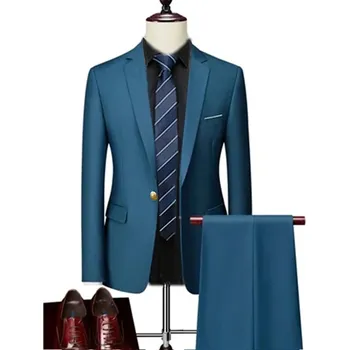 Pánský oblek Pánský oblek levně na každou příležitost Velikost: L, Barva (Varianta): 1 knoflíks hu lan