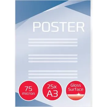 Laminovací fólie GBC Laminovací kapsy A3 75 mic (25) 3740486