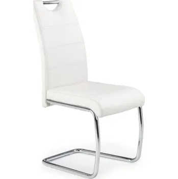 Jídelní židle Židle K-211 - Halmar Bílá (eko kůže) 42x97 cm
