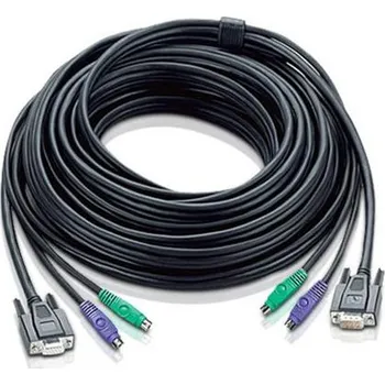 KVM přepínač ATEN sdružený prodlužovací kabel 3m, PS/2 2L-1003P/C