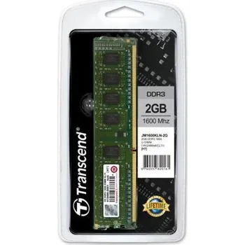 Operační paměť Transcend paměť 2GB DDR3-1600 U-DIMM (JetRam) 1Rx8 CL11 JM1600KLN-2G