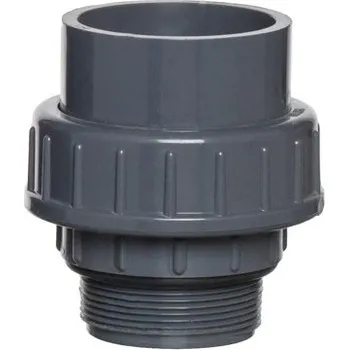 PWS - Professional Water System PVC tvarovka, šroubení s kroužkem, 63mm x 2