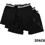 trenky HORSEFEATHERS Dynasty 3Pack Boxer BLACK velikost oblečení S