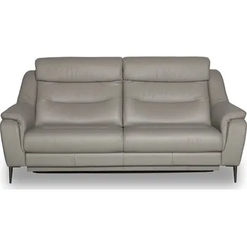 Pohovka Elegantní, kožená 3-místná pohovka pro každodenní spaní s matrací do obývacího pokoje Gladiolus - Vero s2 138 211x102 cm