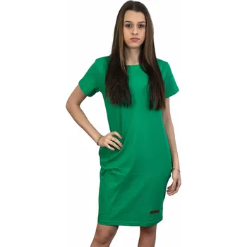 Dámské šaty Šaty Basic Barva: Zelená, Velikost: uni