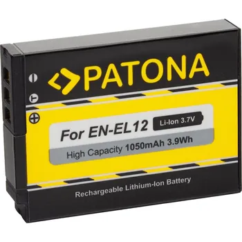 PATONA baterie pro foto Nikon EN-EL12 1050mAh PT1088