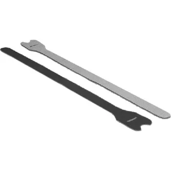 kabelová chránička Delock Hook-and-loop fasteners L 300 mm x W 12 mm 10 pieces black 18688