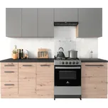 Kuchyňská linka 240 Langen - Gala Meble Langen Dub Artisan 240x cm