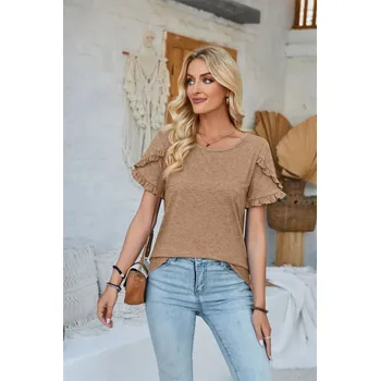 Dámská halenka BR588 Barva: Khaki, Velikost: L