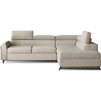 Sedací souprava Rohová sedací souprava pravá pro každodenní spaní s mechanismem rozkládání typu delfín a úložným prostorem na lůžkoviny Kairos - ELTAP cover 02 265x76 cm