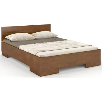 Postel Dřevěná postel buková 200 s úložným prostorem do ložnice Spectrum maxi long - Skandica Ořech 205.5x69 cm
