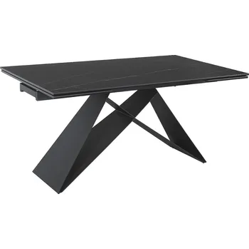 Stůl Westin Ceramic - Signal Sahara Noir / Černý Mat 160x77 cm