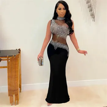 Dámské šaty Večerní šaty BR268 Barva: Černá, Velikost: S