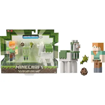 Figurka Akční figurka Minecraft - Alex and Llama 2-Pack 8 cm
