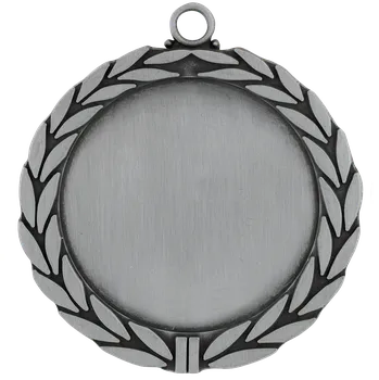 Medaile věnec, průměr 70 mm s emblémem - Stříbrná