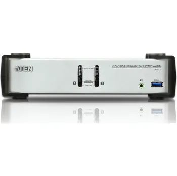 KVM přepínač ATEN 2-Port USB 3.0 DisplayPort KVMP Switch CS1912-AT-G