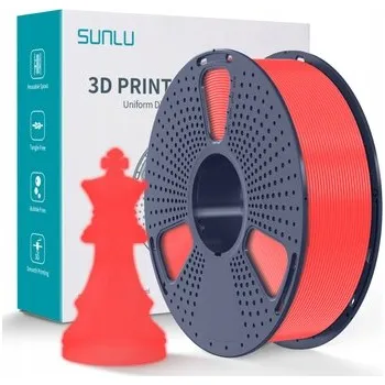 Filament FILAMENT SUNLU 1,75 mm PLA Svítící ve tmě Červená 1 kg