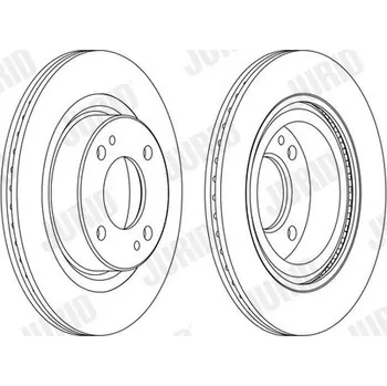 Brzdový kotouč Brzdový kotouč JURID 563121JC