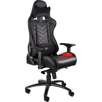 Jídelní židle Otočné křeslo Dynamiq V3 - Unique Černá / Červená 71x139 cm