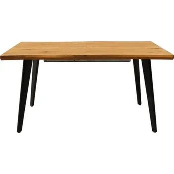 Jídelní stůl Stůl Fresno 150 - Signal Dub / Černá 150x76 cm