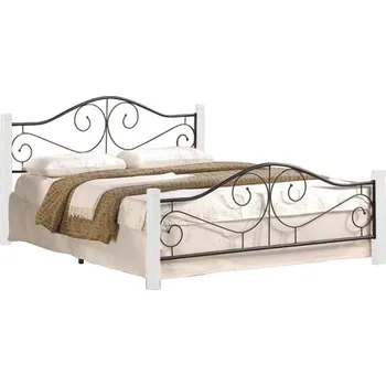 Postel Violetta 160 - Halmar Bílá / Černá 165x89 cm