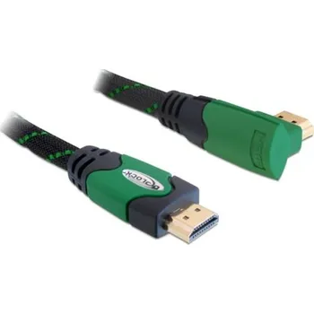 Video kabel Delock Kabel High Speed HDMI s Ethernetem – HDMI A samec > HDMI A samec pravoúhlý 3 m 82953