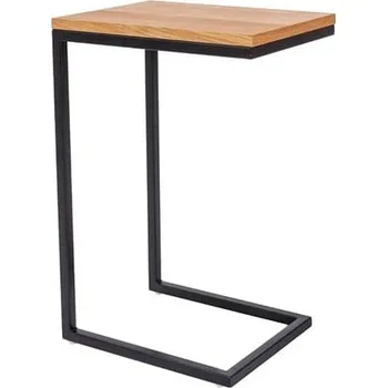 Konferenční stolek Konferenční stolek Largo C - Signal Dub / Černá 40x60 cm