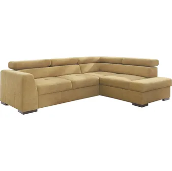 Sedací souprava Rohová sedací souprava pravá pro každodenní spaní s úložným prostorem na lůžkoviny Nest II - Meblar salvador 08 276x95 cm