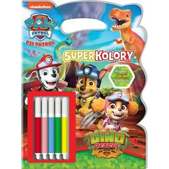 První čtění Dino Rescue. Psi Patrol. SuperKolory - praca zbiorowa