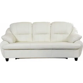 Pohovka 3-místná pohovka pro každodenní spaní s belgickým mechanismem rozkládání Tokio - Black Red White - BRW Madras k-105 200x90 cm