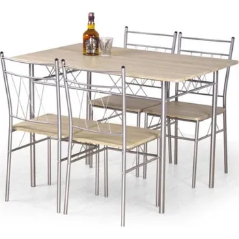 Jídelní stůl Stůl a 4 židle Faust - Halmar 110x75 cm