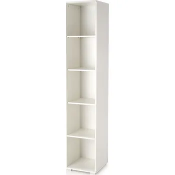 regál Vysoký regál do kanceláře nebo pracovny Lima - Halmar Bílá 40x200 cm