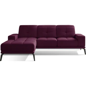 Sedací souprava Rohová pohovka Torrense levá s polohovatelnými opěradly a opěrkami hlavy - ELTAP matt velvet 68 265x77 cm