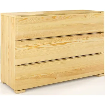 Komoda Komoda borovicová s 3 zásuvkami do ložnice Sparta - Skandica Naturalny 120x81 cm