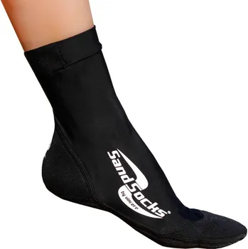 Pánské ponožky Ponožky Megaform CLASSIC HIGH TOP SAND SOCKS m118007-black Velikost XXL