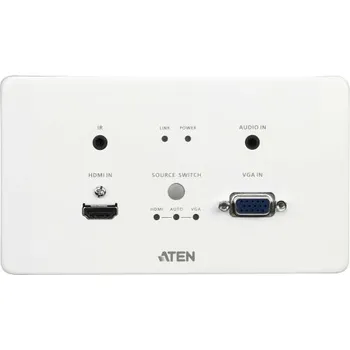 Aten HDMI & VGA HDBaseT Transmitter with EU Wall Plate / PoH (4K@100m) (HDBaseT Class A) VE2812AEUT-AT-G