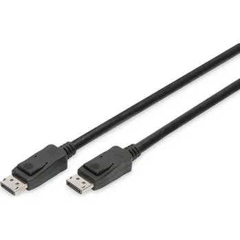 Video kabel DIGITUS Připojovací kabel DisplayPort, DP M / M, 5,0 m, Ultra HD 8K, verze 1.3 / 1.4, bl AK-340106-050-S